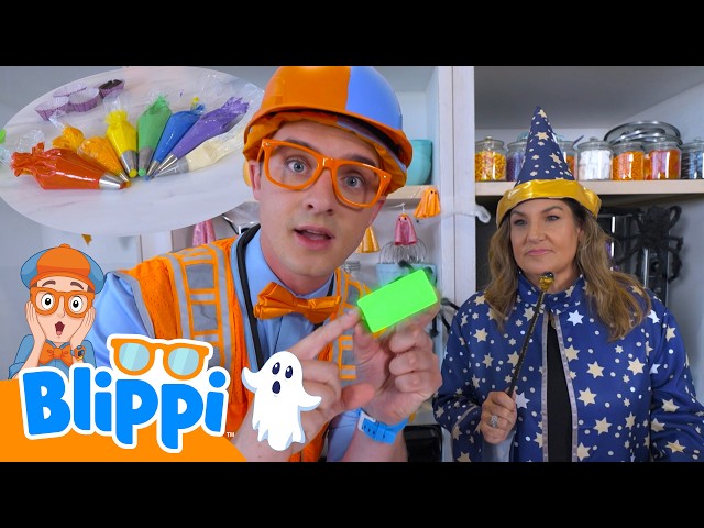 Blippi's Spooky Food for Halloween! 🎃🍬 + MORE Halloween Episodes | Blippi | Educational Videos