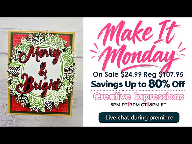 Craft and Chat: Cut, Emboss & Color all at the same time!  Creative Expression $24.99 Value Bundle