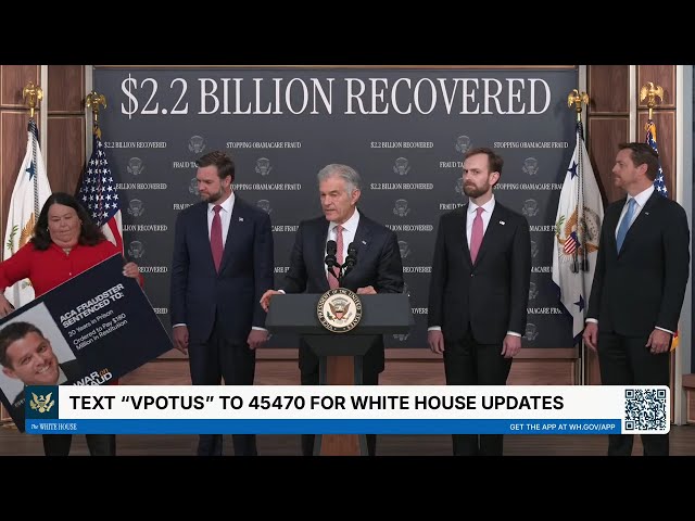Vice President JD Vance Holds Press Conference on Fraud