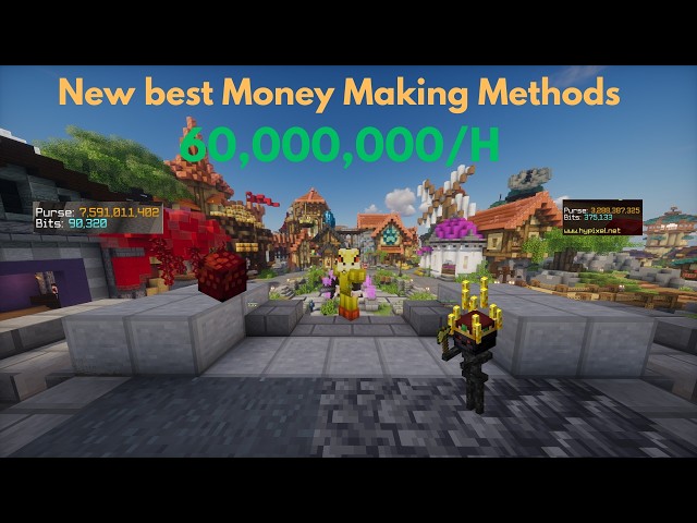 The New Best Money Making Methods Hypixel Skyblock!! Up To 60,000,000/h