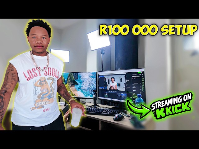 Setting Up Ghost Hlubi’s R100,000 Streaming Setup! 🔥 | GhostHlubiTV