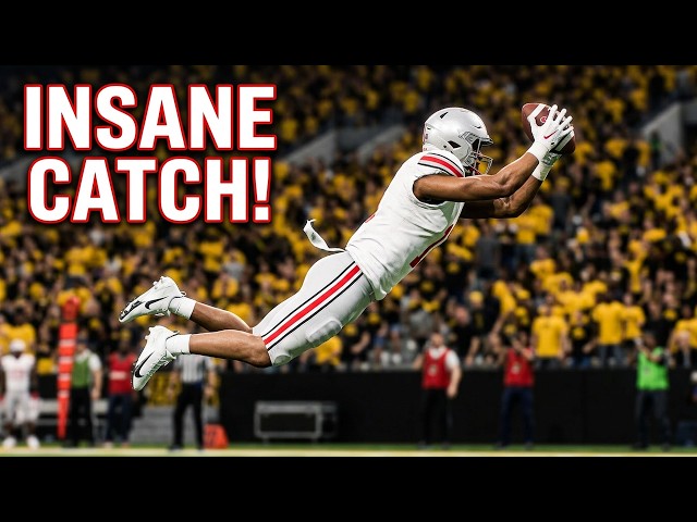 Crazy Catch by Jeremiah Smith tOSU versus Iowa EA CFB 27 PC!!!