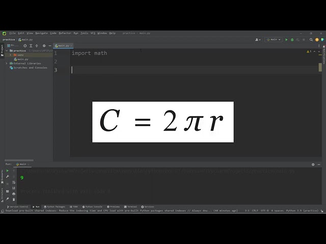 Math in Python is easy! 📐 #coding #computer #programming #python 