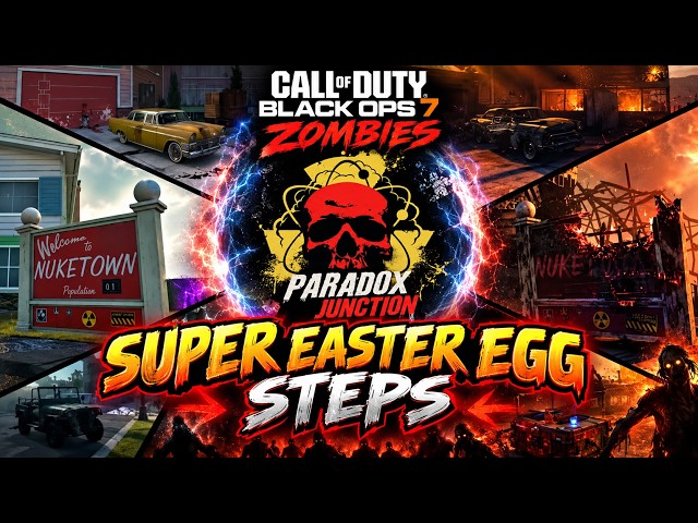 Black Ops 7 Zombies: Paradox Junction SUPER EASTER EGG Steps | How to Get the Toy Twins
