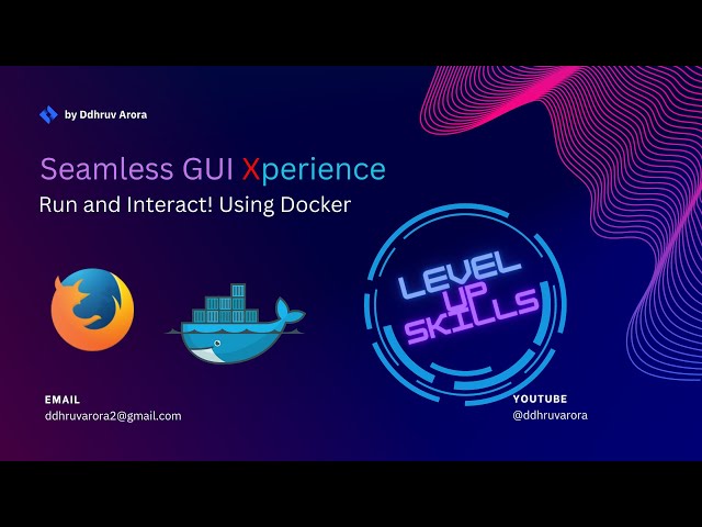 Running GUI based Applications on Docker Container 🔥🔥