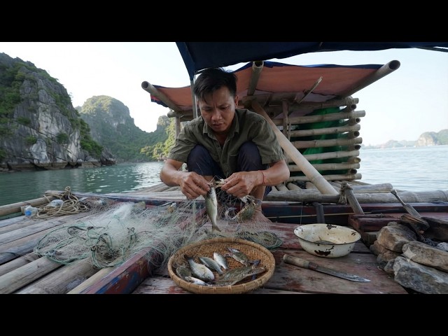 A two-day survival challenge on a bamboo raft, foraging for your own food at sea.