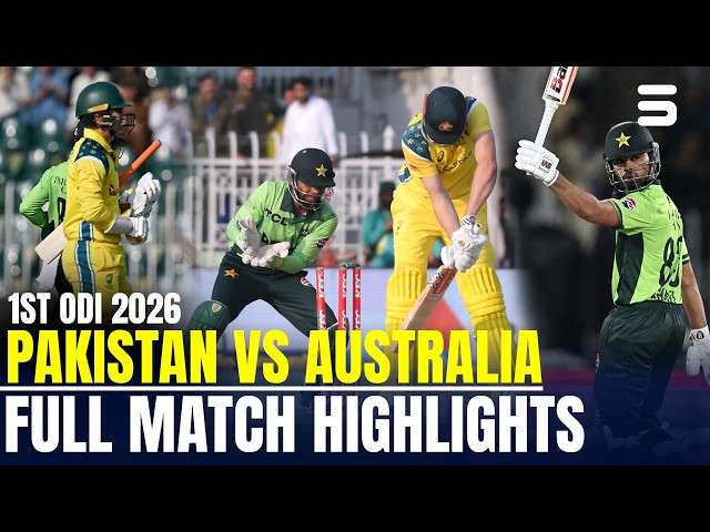 Pakistan vs Australia | Full Match Highlights | 1st ODI 2026 | MR1J
