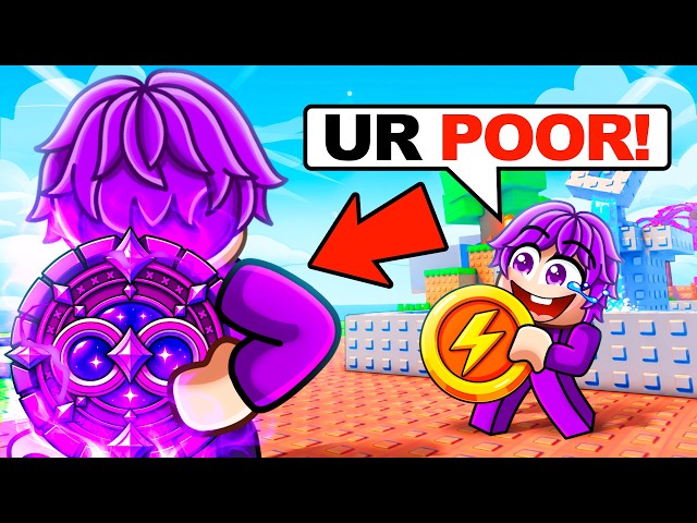 I Pretended to be a NOOB, Then Used 0.01% INFINITY COIN in Throw a Coin!