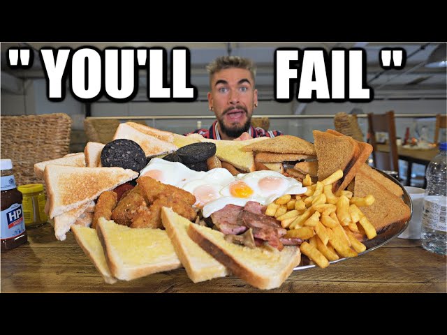 IMPOSSIBLE 16LB ENGLISH BREAKFAST CHALLENGE (I Regret It) | Harry's Full English Breakfast