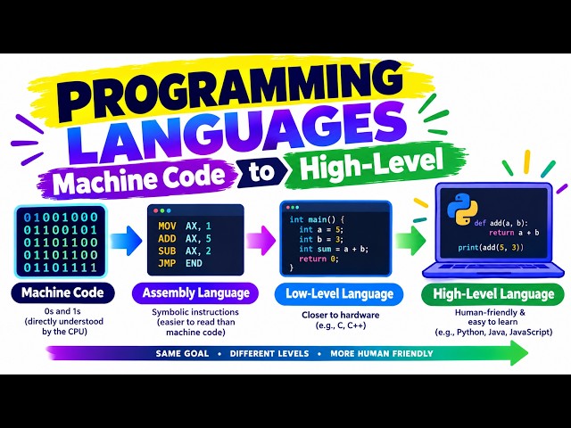 Programming Languages: Machine Code to High-Level