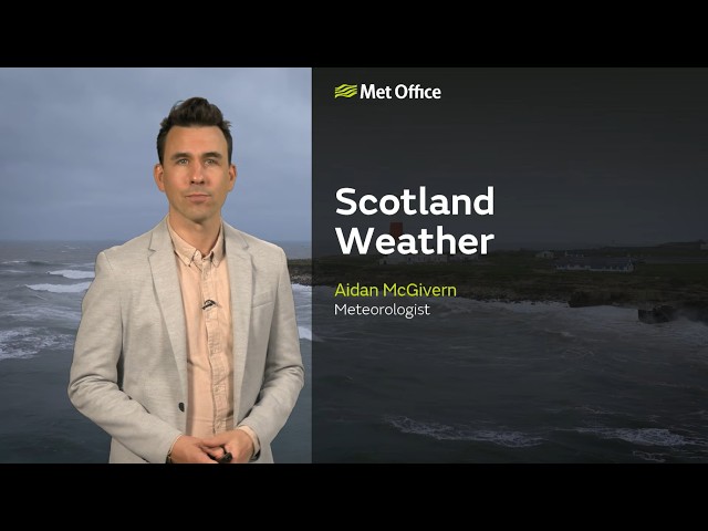24/10/2026 - Strong winds and frequent heavy downpours - Scotland Weather Forecast Met Office