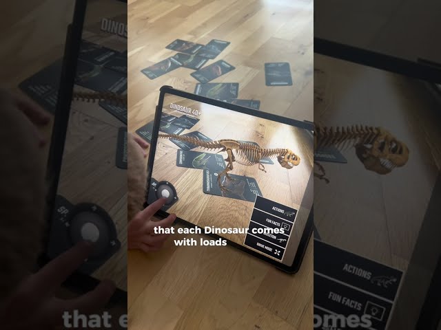 These Dinosaur Flashcards Come to Life in 3D