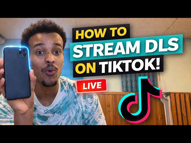 HOW TO STREAM DLS 26 ON TIKTOK WITH JUST YOUR PHONE! (EASY METHOD) #DLS #MobileGaming #Tutorial 