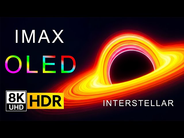 8K IMAX Interstellar Space | Ultra-HD OLED Deep Black Space Experience