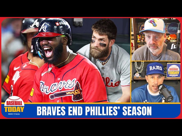 Braves end the Phillies season... MLB division series are next! | Baseball Today