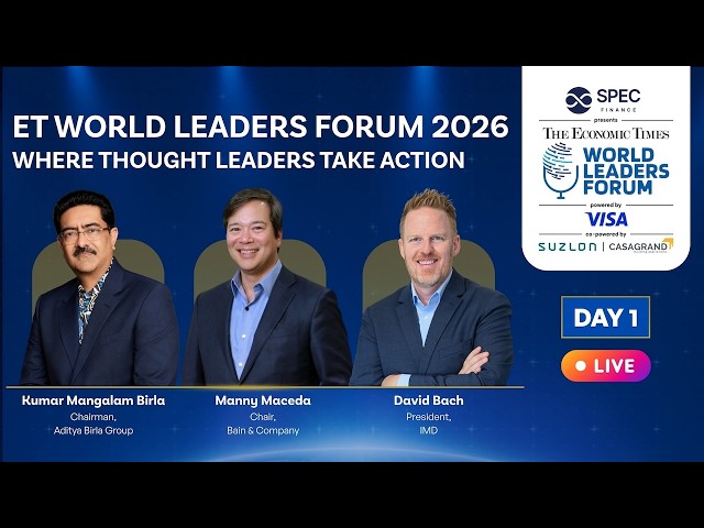 LIVE | ET WLF 2026 Session 3: Where thought leaders take action