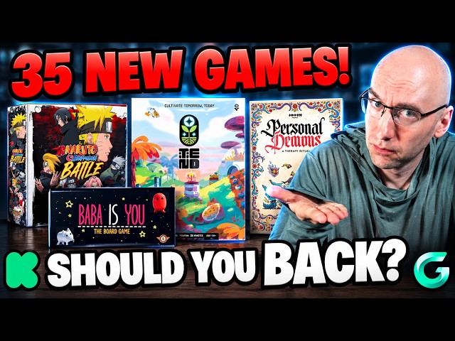 The Biggest Crowdfunding Round Up of 2026: 35 New Games | Should You Back Them?