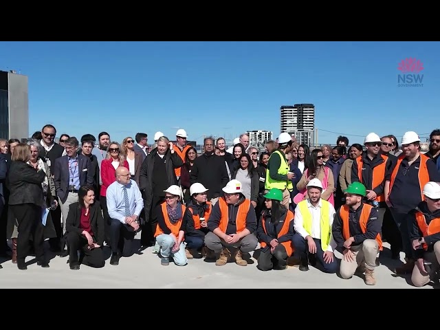 Westmead Centre for Mental Health topping out