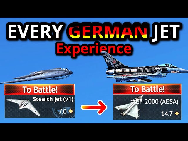 1 KILL IN EVERY GERMAN JET EXPERIENCE (lowtier to toptier 2026)