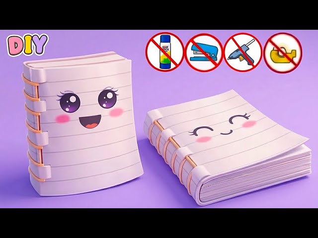 DIY Easy Origami Mini Notebook No Glue No tape | Cute Crafts | Paper Craft | Easy Craft Ideas | How