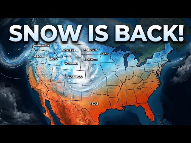 ❄️ Is This the First Sign of the Change? Snow Is Showing Up Across the USA!
