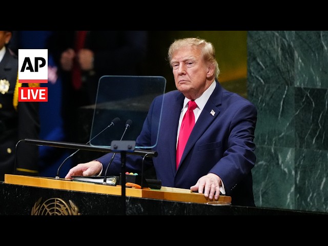 LIVE: Trump and other world leaders speak at UN General Assembly 2026