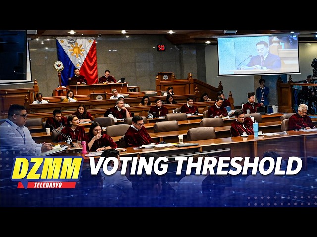 Impeachment court to hear oral arguments on voting threshold | DZMM TeleRadyo