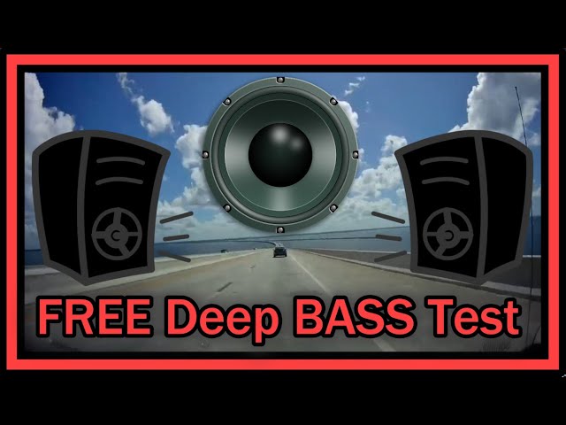 Licence Free / Royalty Free Deep Bass Audio Test For Your YouTube Videos AllCheckout