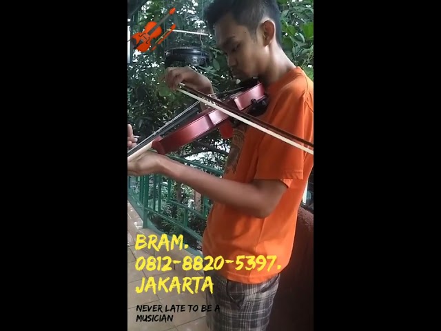 Biola. Twinkle-twinkle. Simpel way to play violin