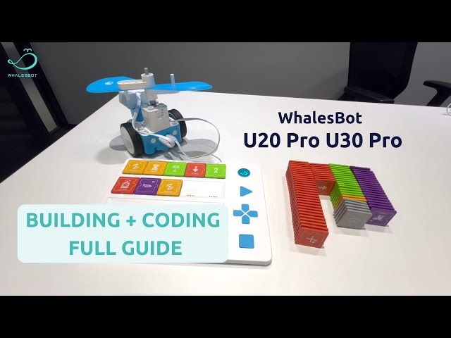 How To Use WhalesBot U20 Pro & U30 Pro | STEM Coding Robot Tutorial