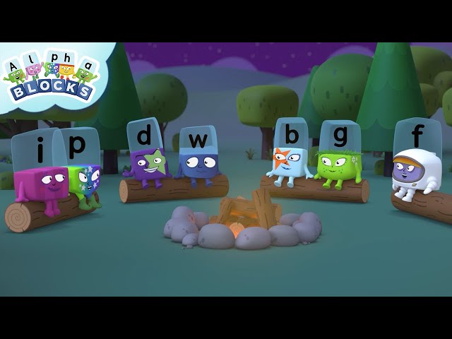 Spooky Scary Dark Spelling! 🌑 | Learn to Spell | @officialalphablocks