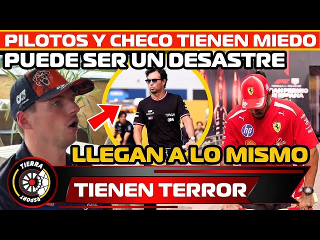 TERRIFIED! BREAKING NEWS: DRIVERS AND CHECO PÉREZ FEAR THE MADRID GP, IT COULD BE A DISASTER