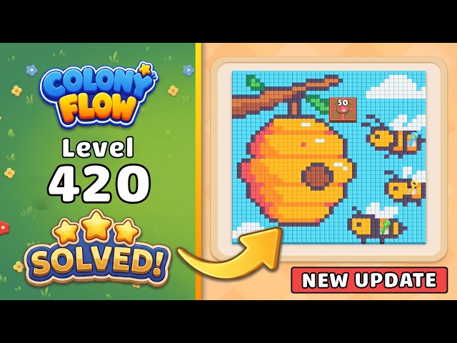 Colony Flow! Level 420 Walkthrough 🐜 | ABI GAMES Solution & Gameplay 🧩 (New Update)