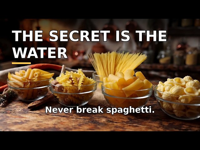 Pasta Water 101: How Salt, Starch & Timing Make Restaurant-Quality Pasta