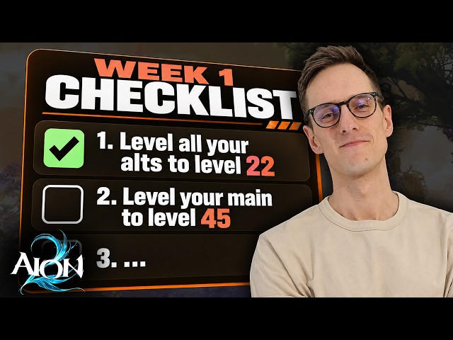 AION 2: Daily & Weekly Checklist + Perfect Week 1 Plan