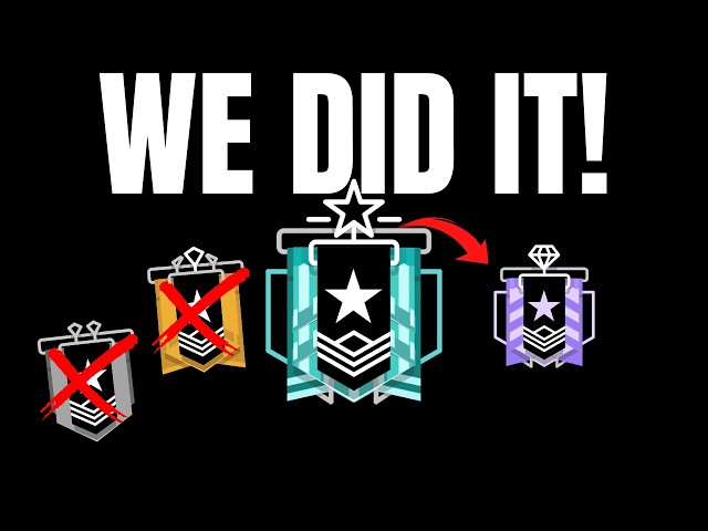 I FINALLY HIT PLATINUM in Rainbow Six Siege!