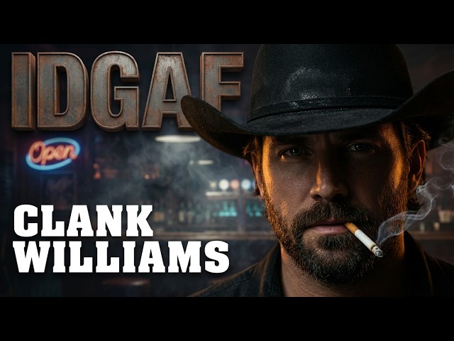 Clank Williams | IDGAF (Official Lyric Video) [The Official Outlaw Anthem]