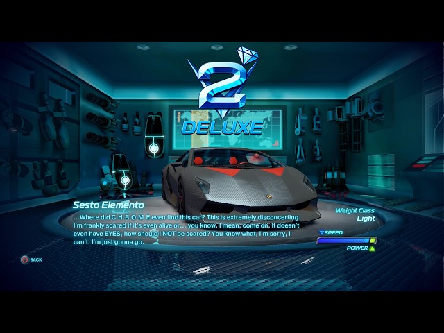 Cars 2: Deluxe/Arcade 3.0 Sesto Elemento