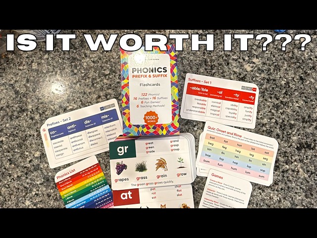 Great Flash Cards for Teaching Phonics