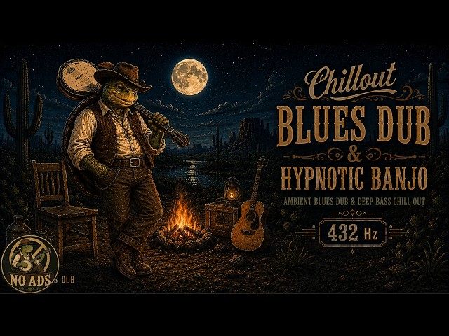 Hypnotic Banjo Blues Dub | Deep Bass & Relaxing Ambient Music 2026 | 432 Hz [NO ADS]
