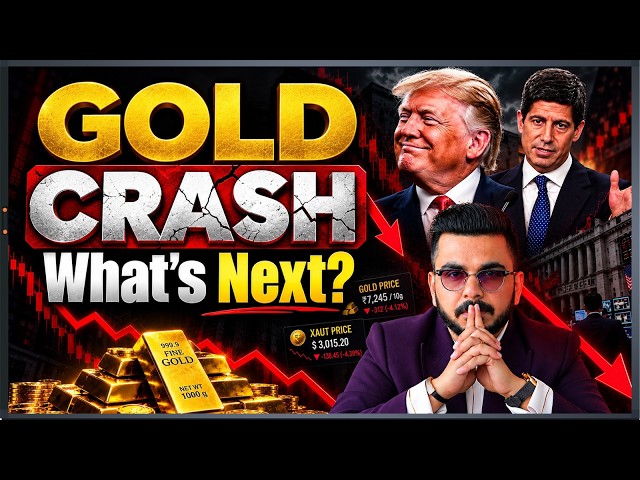 Gold Crash! 🚨 What’s Next for Market? | Big Warning Ahead