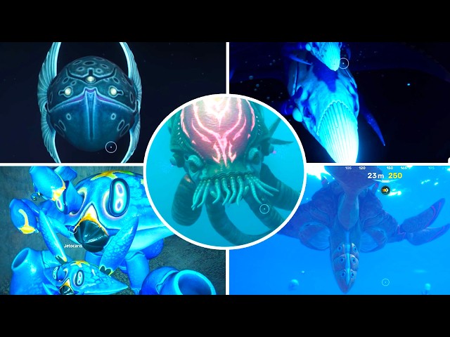Subnautica 2 - ALL Leviathan Monster Events + Encounters (4K60FPS)