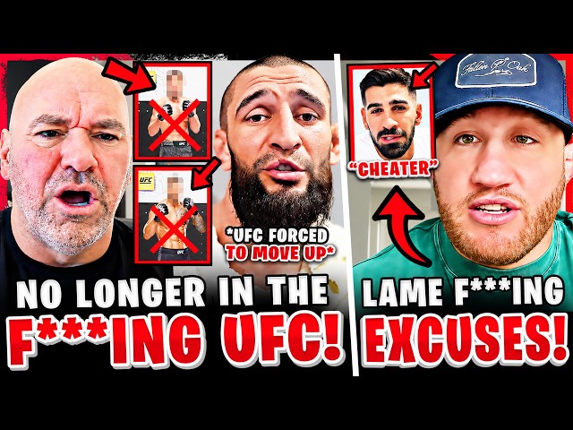 Dana White REMOVES MULTIPLE FIGHTERS from UFC! Justin Gaethje FIRES BACK at Ilia Topuria ACCUSATION!