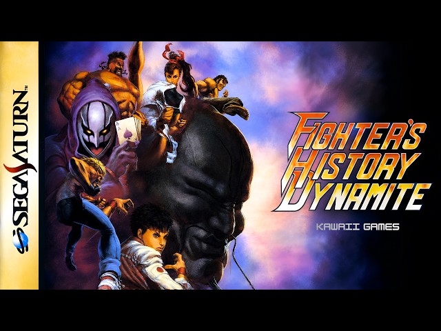 Fighter's History Dynamite | SEGA SATURN | Gameplay Walkthrough Longplay FULL GAME [4K60ᶠᵖˢ UHD🔴]