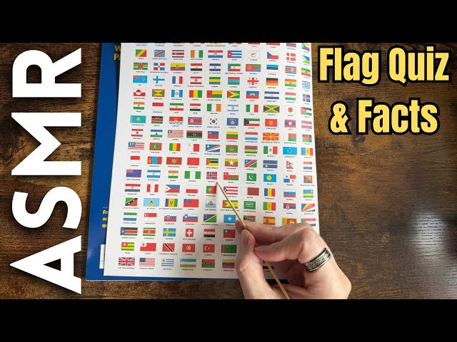 Flag Quiz & Facts Part 2 [ASMR Maps]