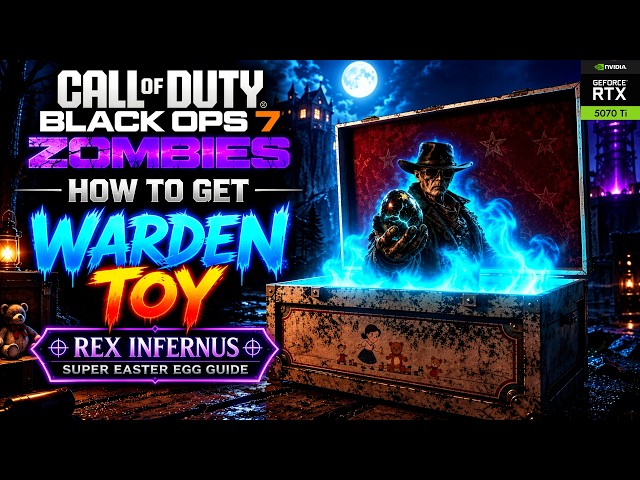 How to Get WARDEN TOY | REX INFERNUS Super Easter Egg Guide - BLACK OPS 7 ZOMBIES
