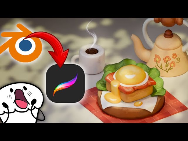 🎨 Paint Your 3D Model in Procreate The Easy Way! (Blender to iPad Workflow)