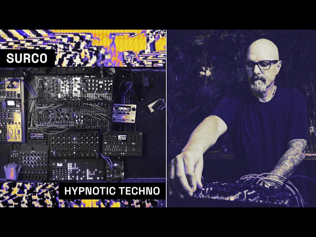 Improvised Hypnotic Techno Live Performance with Modular Synth by Surco