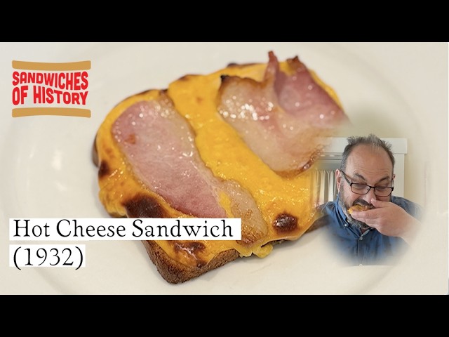 Hot Cheese Sandwich (1932) on Sandwiches of History⁣
