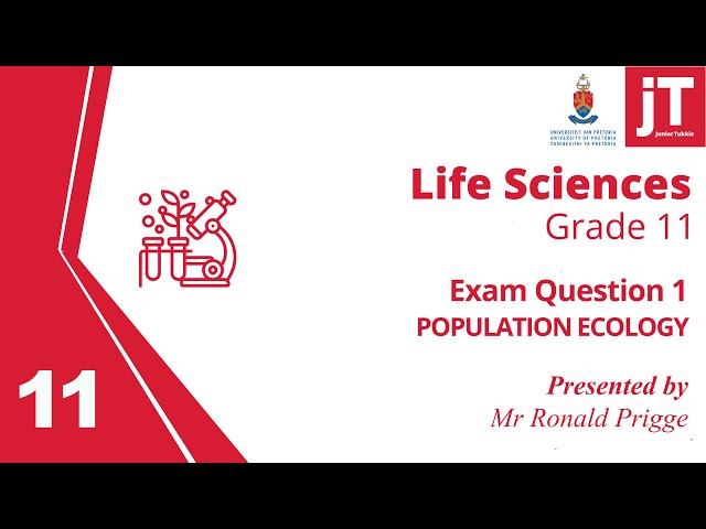 8. Gr 11 Life Sciences - Population Ecology - Exam Question 1